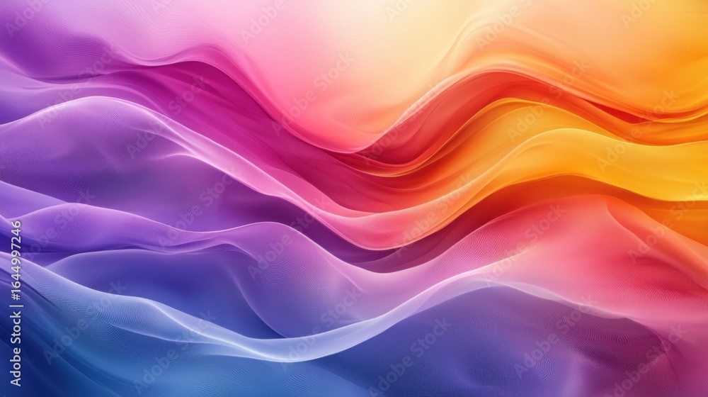 Naklejka premium Abstract Neon Color Gradient Blurred Background with Dynamic Effect. Abstract Modern Dynamic Colors Gradient Background. Grainy Texture Background Style with Copy space. 