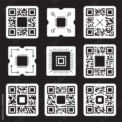 Q R codes and microchips QR code technology