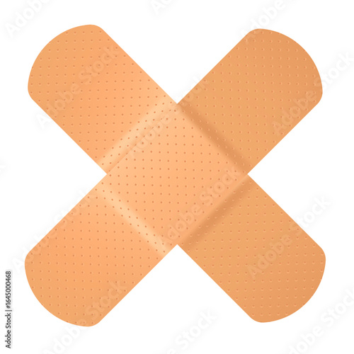 vector illustration of a bandage