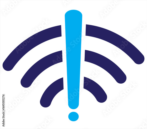 Disconnected Wi-Fi vector icon