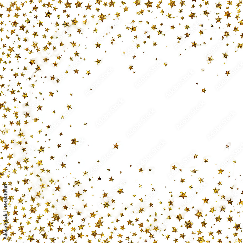 Fototapeta premium A stylized map of a country, outlined in black, with a gold star background