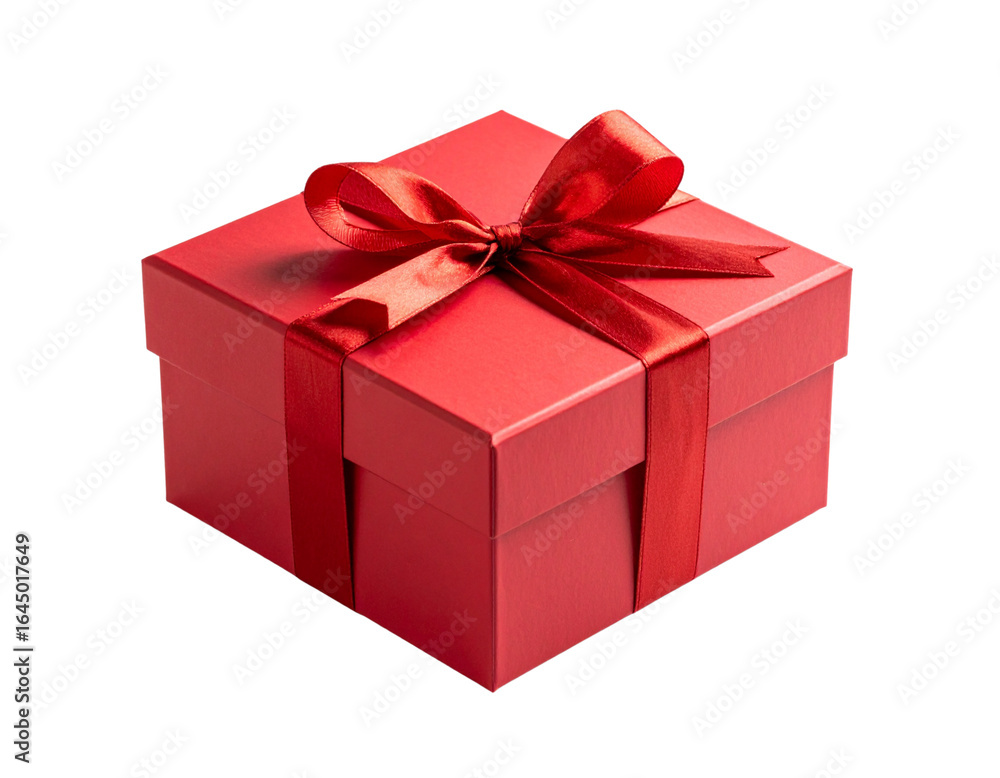 Obraz premium red gift box