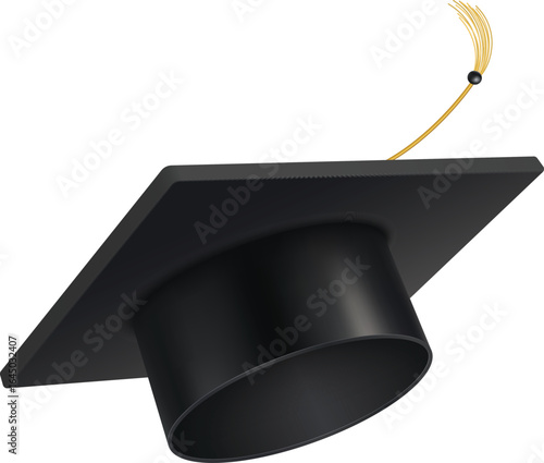 vector illustration of a a graduation cap