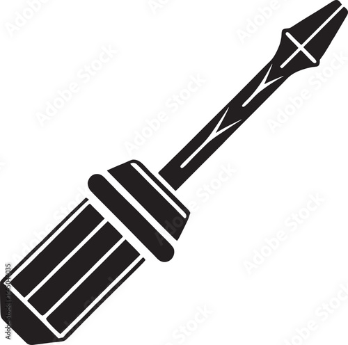 Screwdriver tool isolated on white background