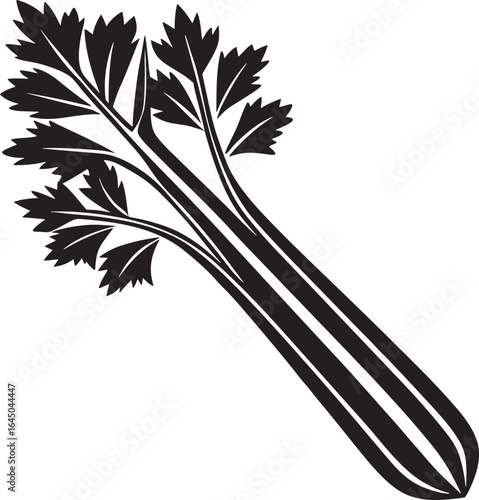 Fresh Celery Stalks Illustration
