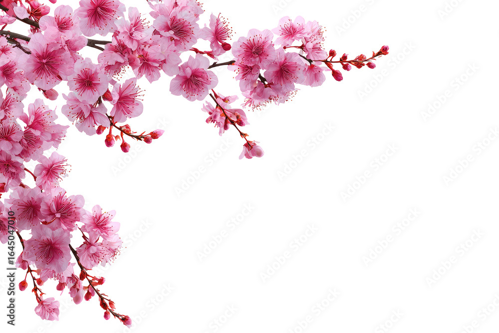 Naklejka premium Pink cherry blossoms