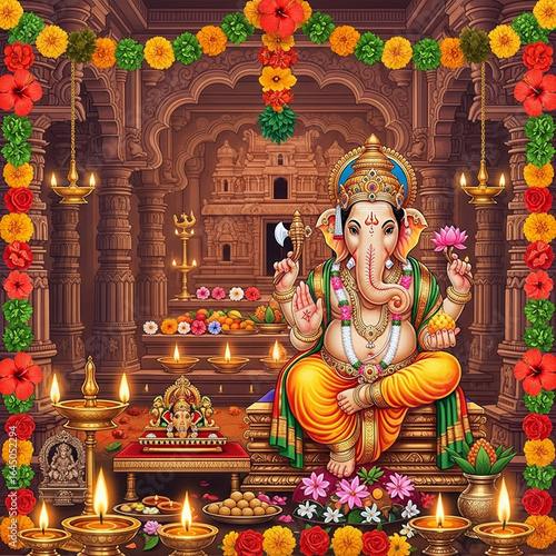 Ganpati wallpaper The Lord Of Wisdom