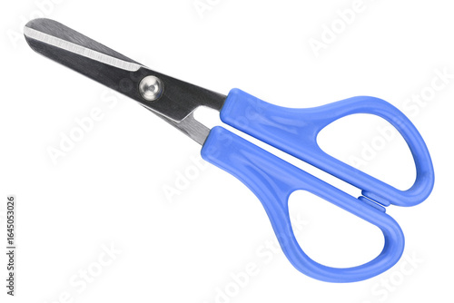 Wallpaper Mural Blue scissors isolated on a transparent background. Full depth of field. PNG. Torontodigital.ca