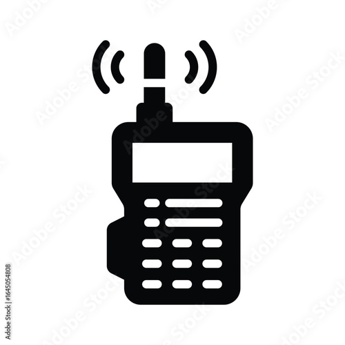 Premium icon depicting event walkie talkie device