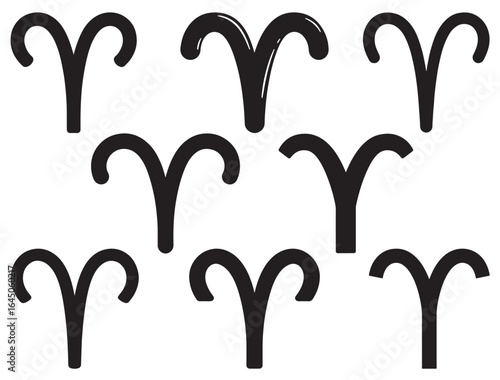 ARIES ZODIAC SIGN SILHOUETTE