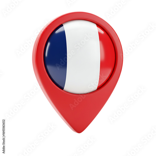 Red Map Pin with France National Flag On Transparent Background Free Download Red Map Pin with France National Flag On Transparent Background - GFXLoad