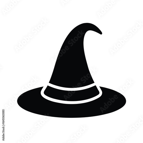 -witch-hat-vector-silhouette-icons-flat-design-sty.eps