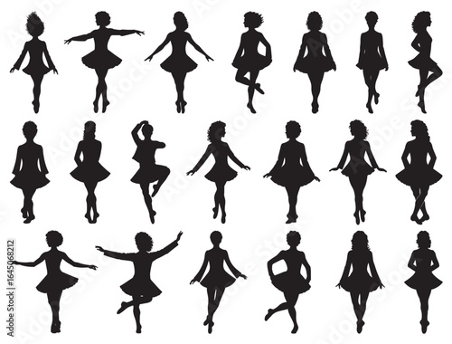 IRISH DANCERS SILHOUETTE