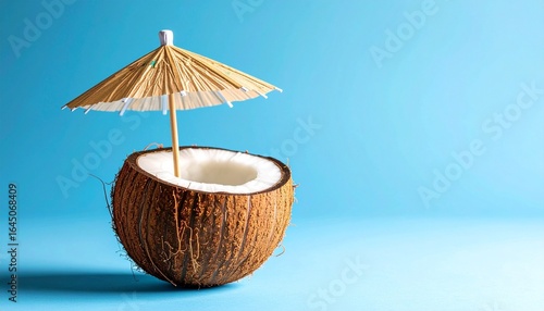 Wallpaper Mural coconut cocktail on the beach Torontodigital.ca