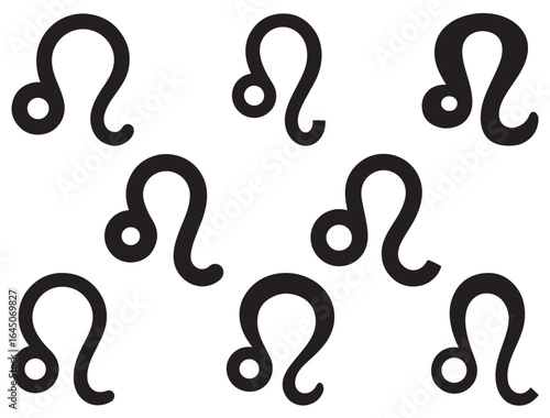 LEO ZODIAC SIGN SILHOUETTE