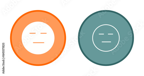 Neutral Face Icon Design