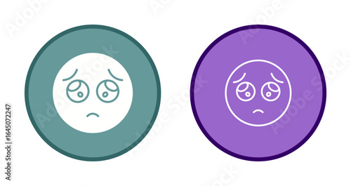 Pleading Face Icon Design