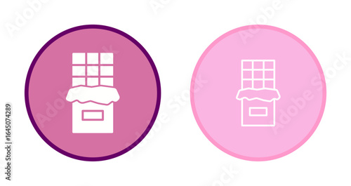 Chocolate Bar Icon Design