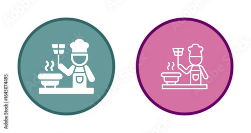 Cooking Together Icon Design