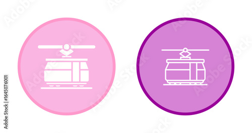 Tram Car Icon Design