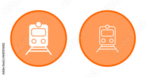 Railway Car Icon Design