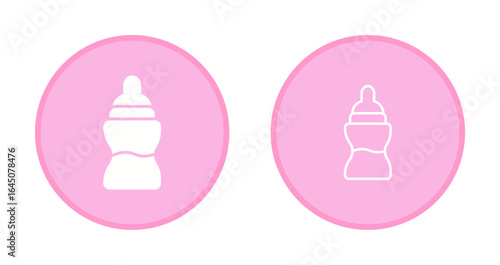 Bottle Feeding Icon Design