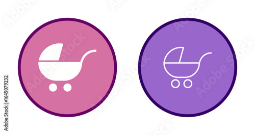 Baby Carriers Icon Design