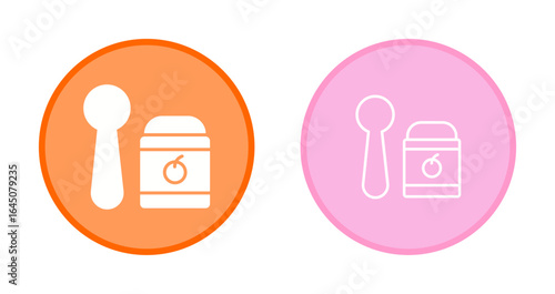Feeding Spoons Icon Design