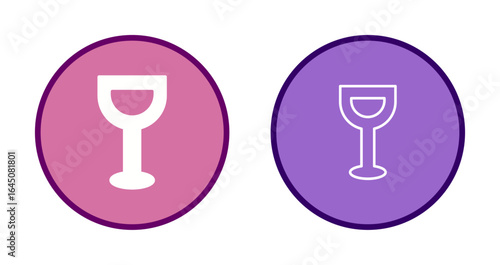 Wine Glassware Icon Design