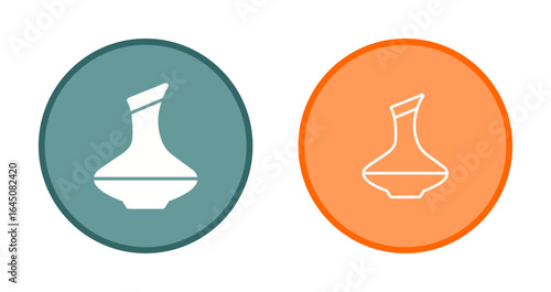 Wine Decanter Icon Design