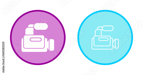 News Camera Icon Design