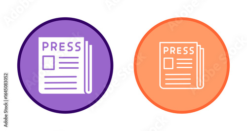 Press Release Icon Design