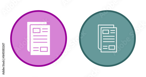 Newspaper Icon Design