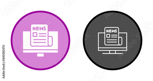 News Report Icon Design