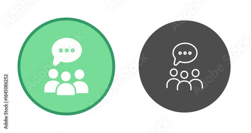 Group Chat Icon Design