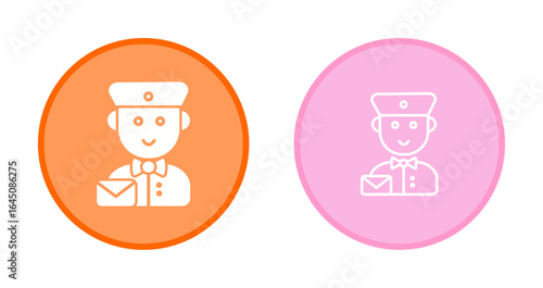 Mail Carrier Icon Design