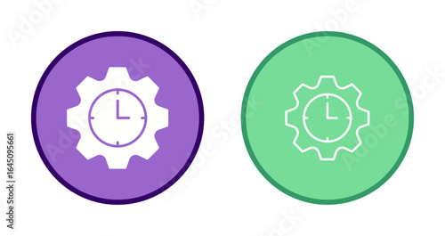 Time Allocation Icon Design