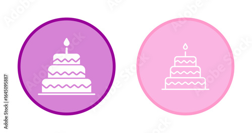 Cake Topper Icon Design