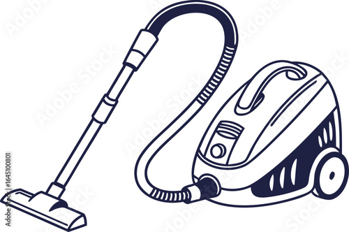 Adobe Illustrator Vacuum Cleaner Icon Vector Artwork