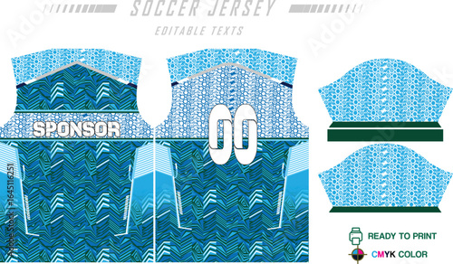 Sublimation jersey patten and Design