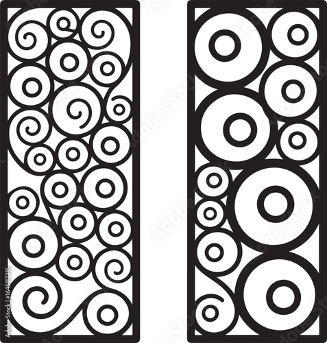 wall panel laser cut design features intricate patterns perfect for wall art and home decoration.