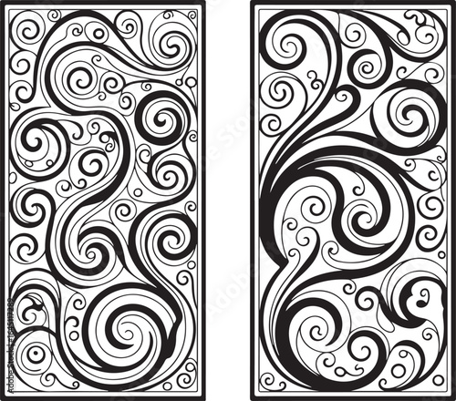 wall panel laser cut design features intricate patterns perfect for wall art and home decoration.