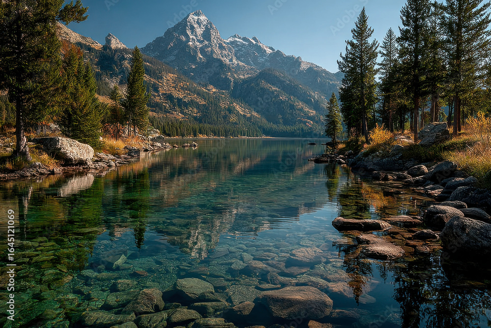 Fototapeta premium Taggart Lake, Grand Teton