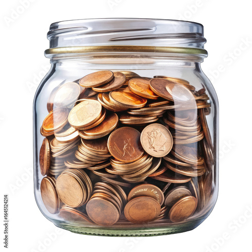 jar with coins