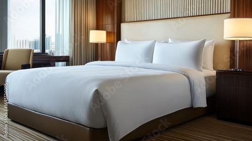 Luxurious hotel bedroom (1)
