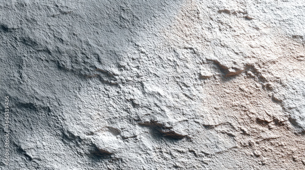 Fototapeta premium Textured wall, light and shadow. Gray and beige