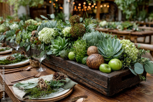 Rustic Table Centerpiece