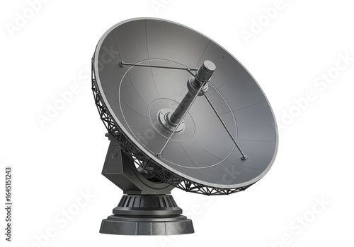 Satellite Dish Antenna on transparent background