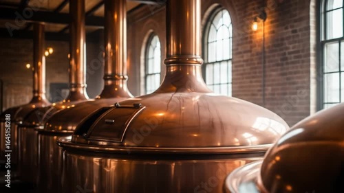 Wallpaper Mural Copper Brewing Tanks in Historic Brewery Torontodigital.ca