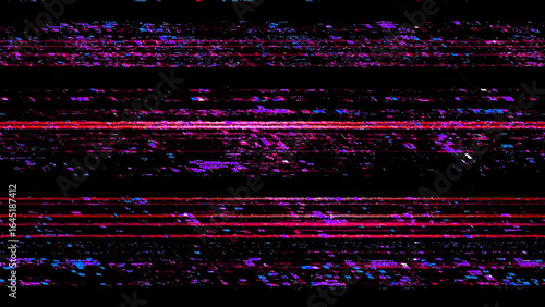 Abstract Digital Pixel Noise Glitch.Video Corruption Error